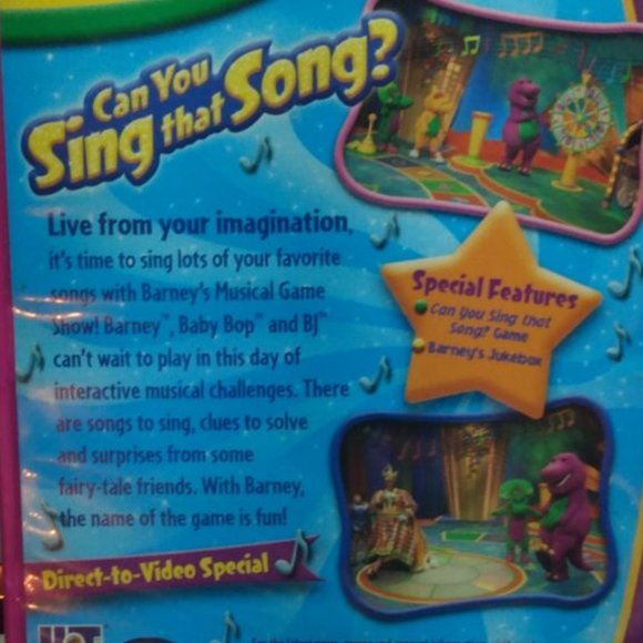 Barney : Can You Sing that Song? kids music dvd - Picture 3 of 5